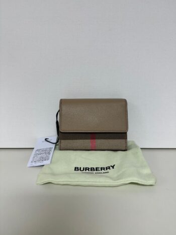foto di Portafoglio BURBERRY Donna in Tessuto Check